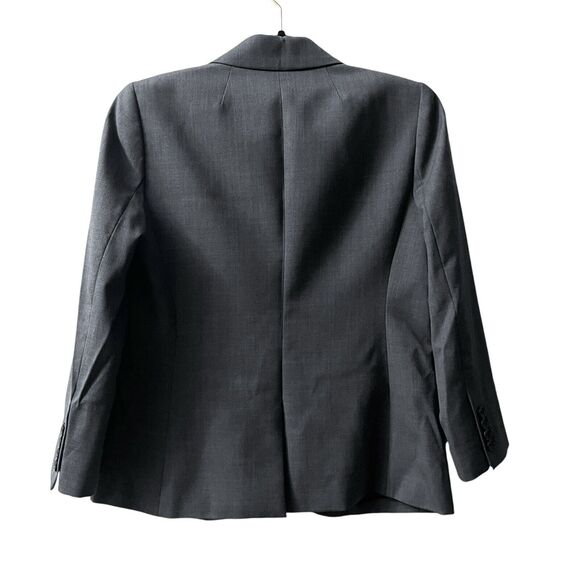 J. Crew Blazer Women’s Size 6 Gray Super 120s 100% Wool Business Contemporary - Picture 3 of 8